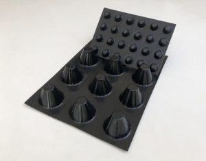 20mm and 10mm dimple sheet drain cores GA Sheet drain core for vertical and horizontal drainage