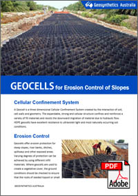 Ecoloy, Perforated Geocells, Erosion Control